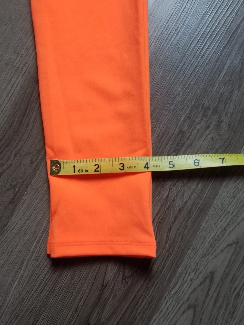 Capella Apparel Women's Orange Stretch Leggings (Size S/Junior) - Picture 10 of 10